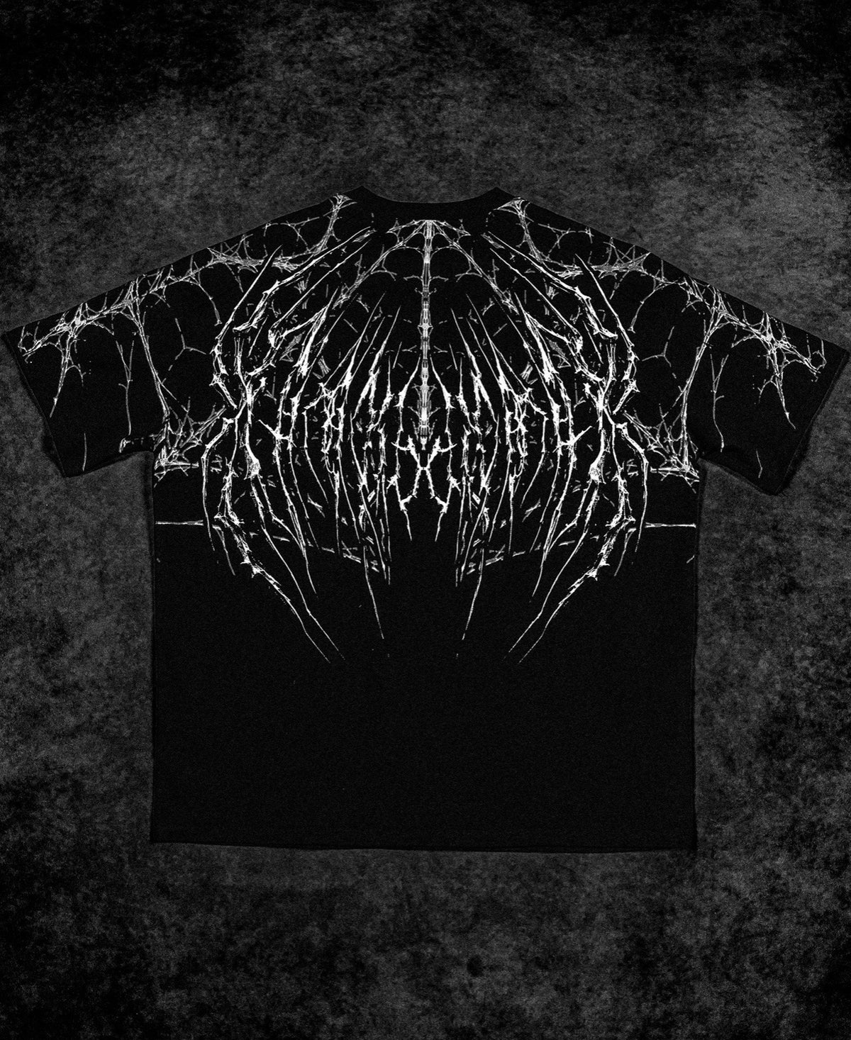 SPIDER-CORPSE OVERSIZED T-SHIRT (VOID BLACK)