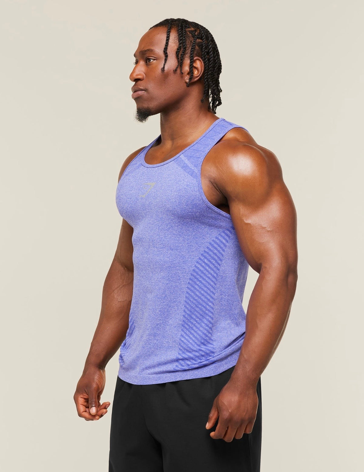 GYMSHARK DEVANT SEAMLESS TANK (AMETHYST)