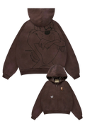 LOONEY TUNES PLAID ZIP-UPS-5257 (BROWN)