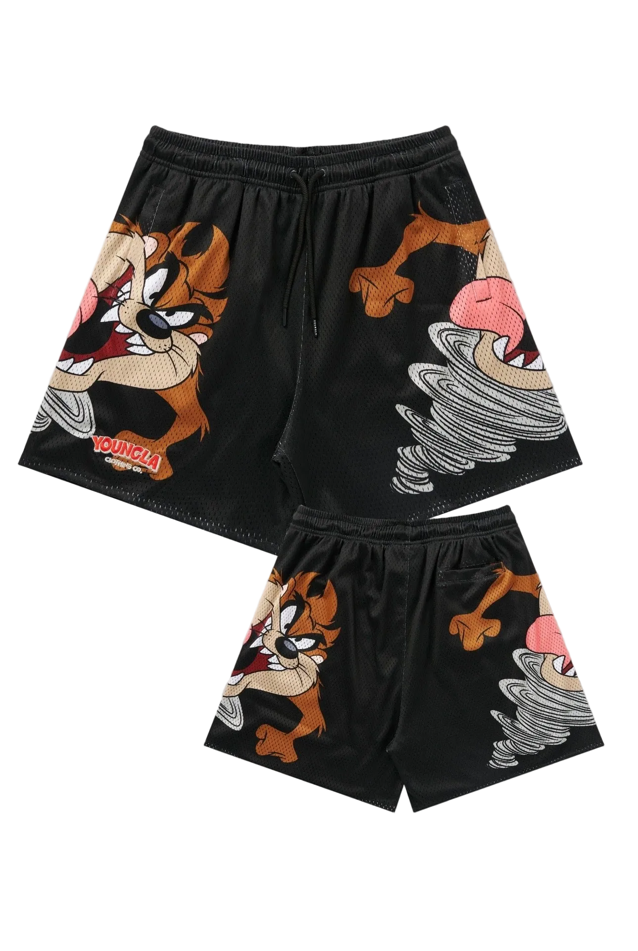 LOONEY TUNES BASKETBALL SHORTS-1098 (BLACK)