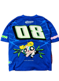 LEGEND OF BUBBLES “SIDE BY SIDE” 199X OVERSIZED TEE IN TRUE BLUE