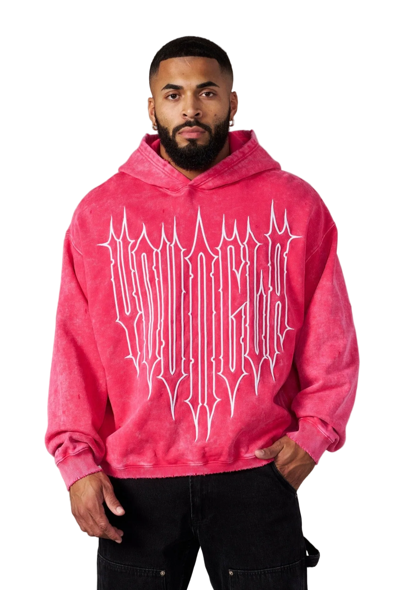 REVENGE HOODIES-5126 (PINK)