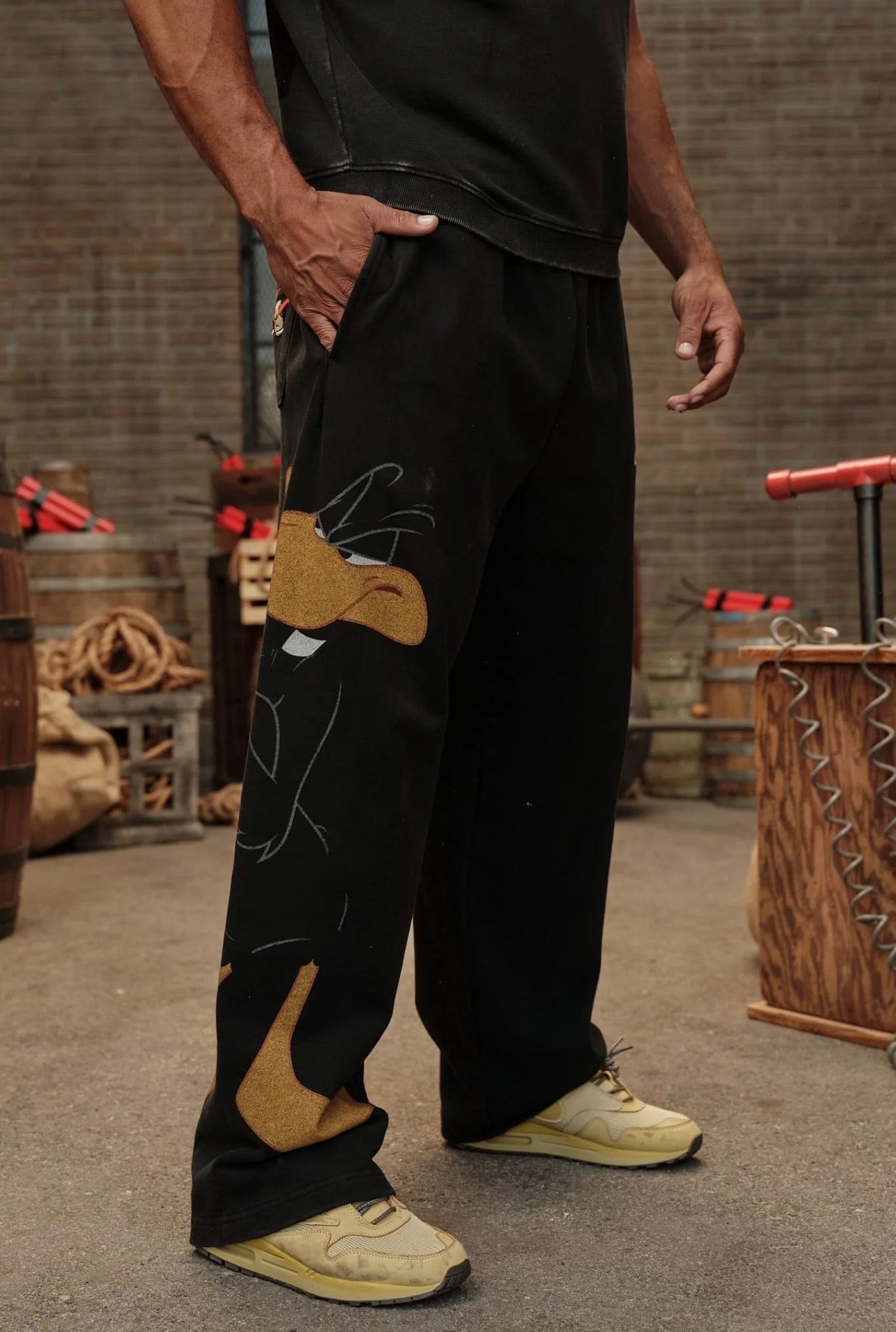 LOONEY TUNES CHARACTER SWEATS-2169 (DAFFY S)