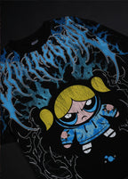 BUBBLE’S THORN RUSH “SIDE BY SIDE” 199X OVERSIZED TEE IN BLACK