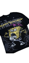 CIVIL REGIME (PUNK BOB AMERICAN CLASSIC OVERSIZED TEE IN BLACK)