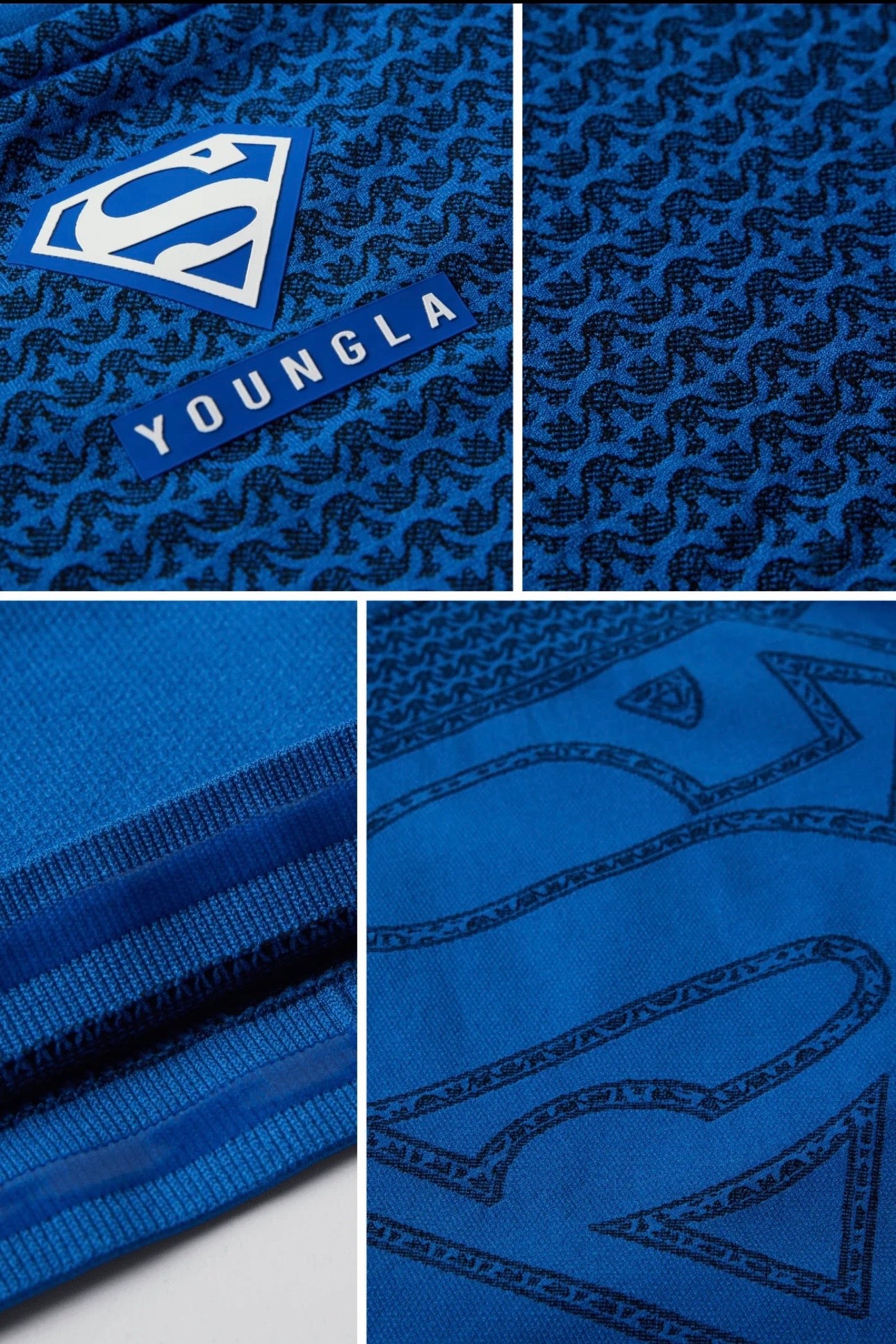 SUPERMAN COMPRESSION LONGSLEEVES-8066 (BLUE)