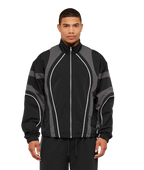 GYMSHARK X CARLOS BELCAST TRACK JACKET (BLACK/GREY)
