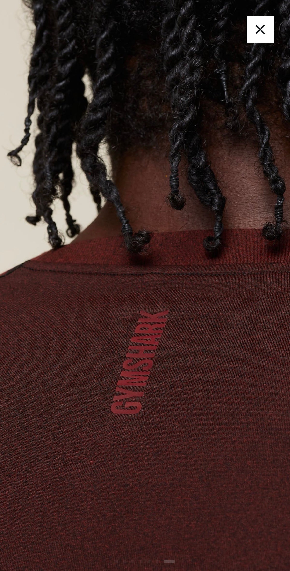 GYMSHARK SHADOW SEAMLESS T-SHIRT (SETS RED)