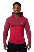 APEX COMPRESSION ZIP-UPS-8061-(RED)