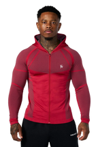 APEX COMPRESSION ZIP-UPS-8061-(RED)