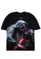DARK LEGACY “SIDE BY SIDE” SERIES PREMIUM OVERSIZED TEE IN BLACK
