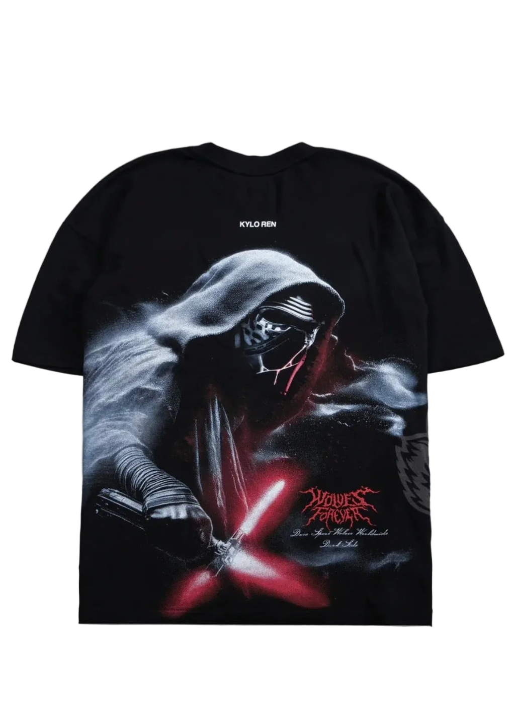 DARK LEGACY “SIDE BY SIDE” SERIES PREMIUM OVERSIZED TEE IN BLACK