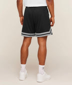 GYMSHARK VARSITY MESH SHORT (BLACK)