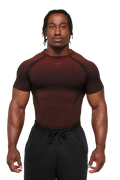 GYMSHARK SHADOW SEAMLESS T-SHIRT (SETS RED)