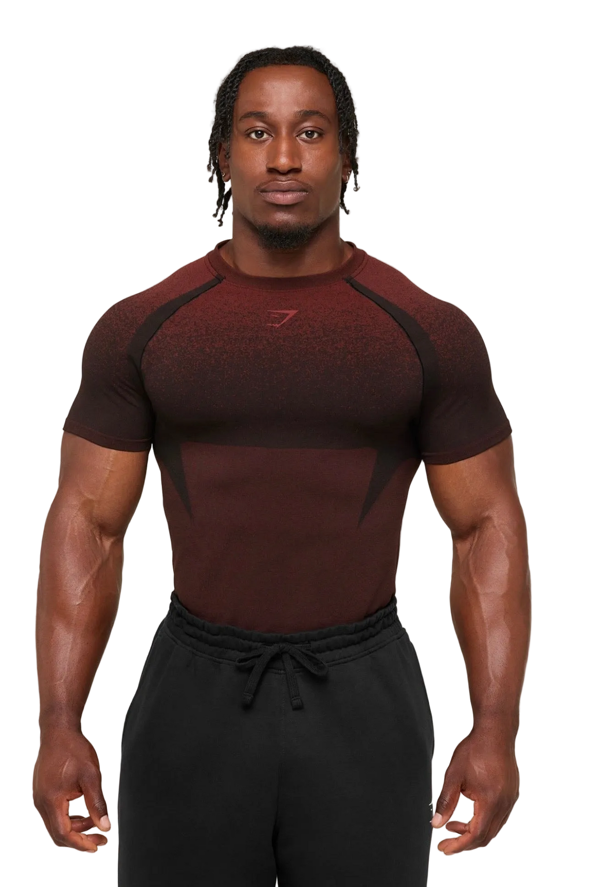 GYMSHARK SHADOW SEAMLESS T-SHIRT (SETS RED)