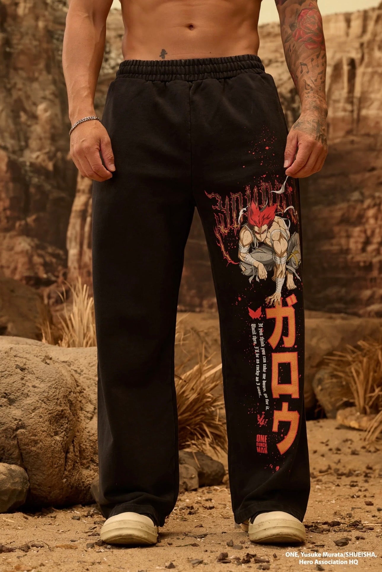 ONE PUNCH MAN SWEATS-2017 (BLOODSHOT)