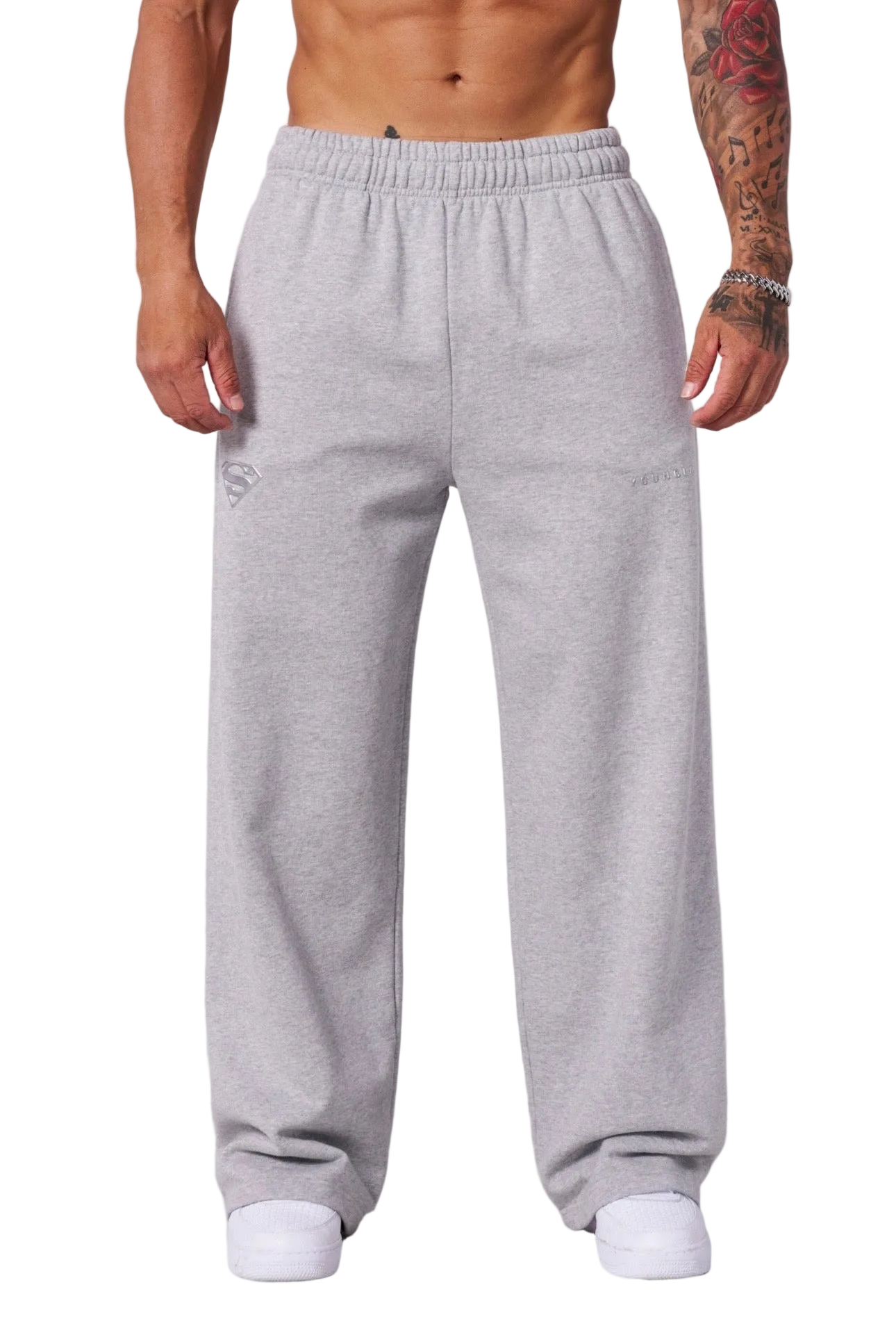 SUPERMAN SWEATS-2032 (GREY)