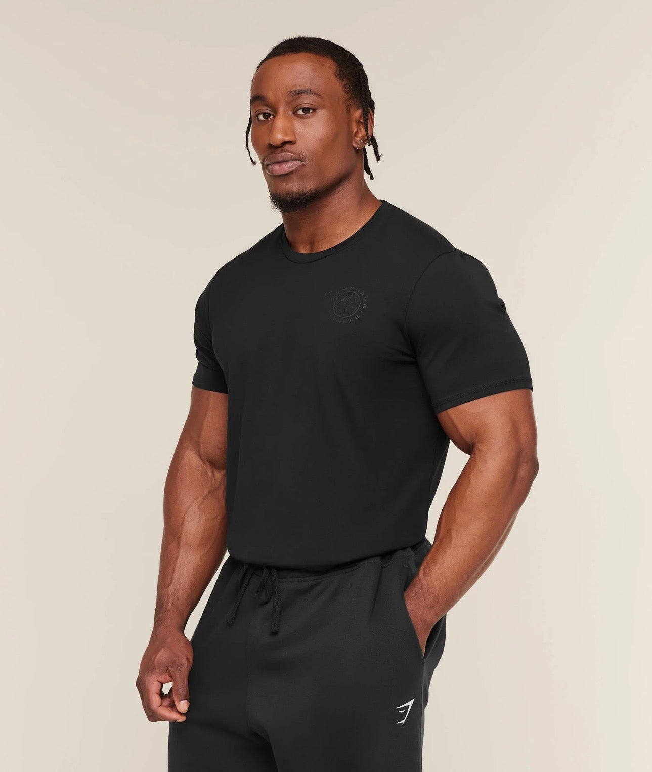 GYMSHARK LEGACY T-SHIRT (BLACK)