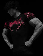 VOID TECH FALLEN KNIGHT SHORT SLEEVE COMPRESSION (RUBY)