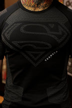 SUPERMAN COMPRESSION TEES-4117 (BLACK)