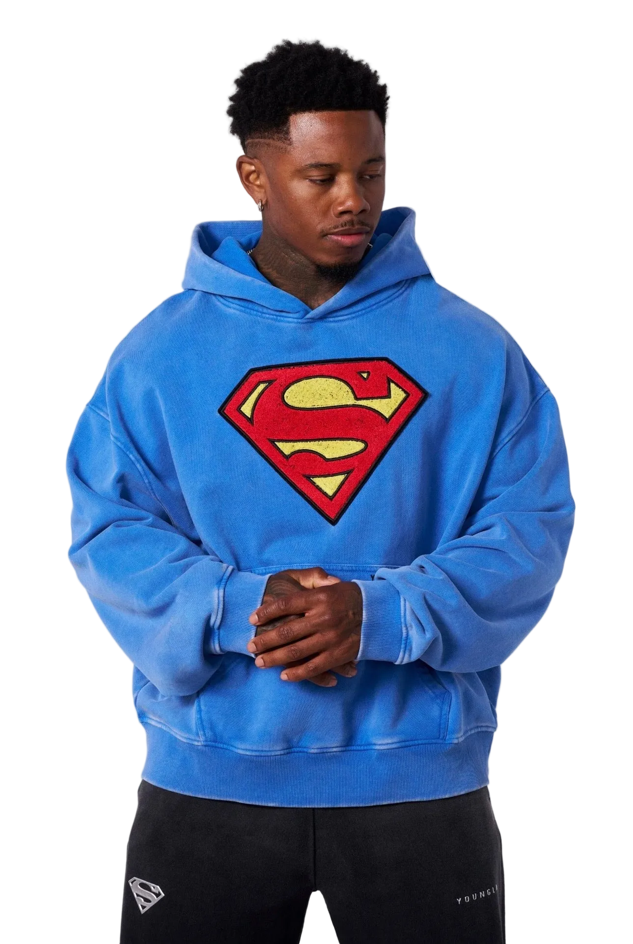 SUPERMAN LEGACY HOODIES-5079 (BLUE)