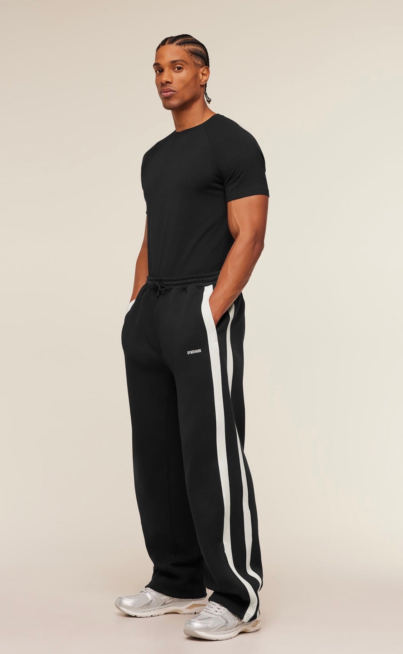 GYMSHARK X CBUM STRAIGHT LEG JOGGER (BLACK)