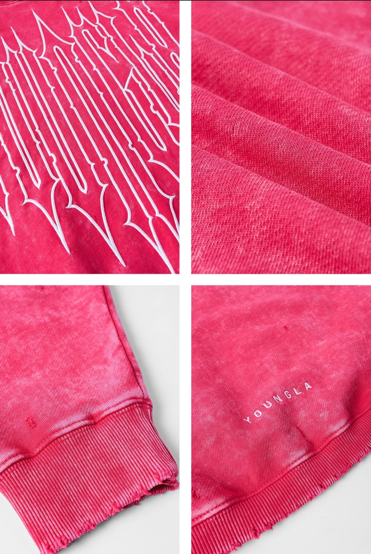 REVENGE HOODIES-5126 (PINK)