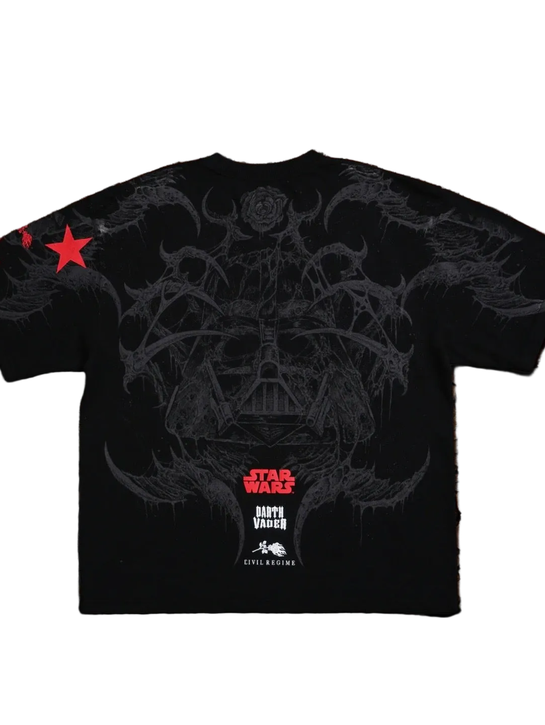 VADER’S GRIT 199X OVERSIZED TEE IN BLACK