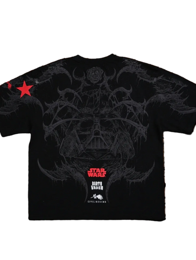 VADER’S GRIT 199X OVERSIZED TEE IN BLACK