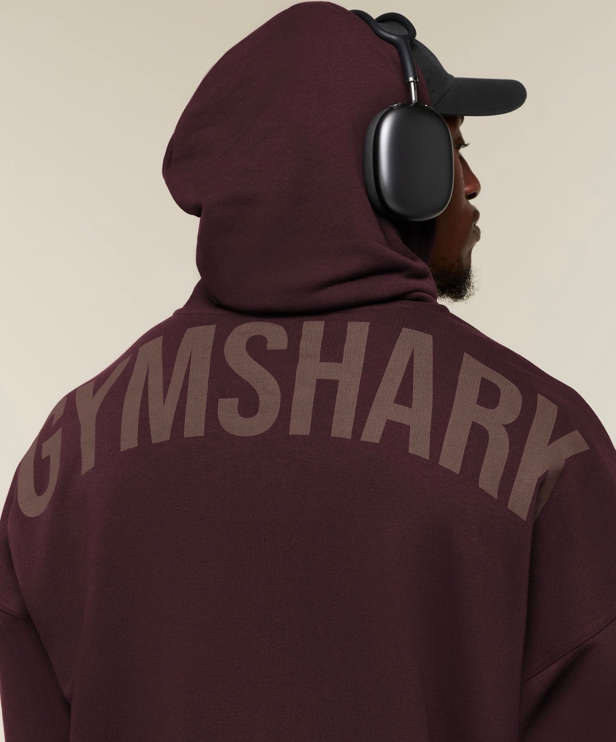 GYMSHARK POWER ZIP UP HOODIE (CHERRY PURPLE)