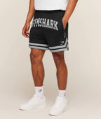 GYMSHARK VARSITY MESH SHORT (BLACK)