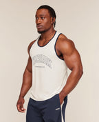GYMSHARK COLLEGIATE TECH TANK (SOFT WHITE)