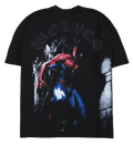 WEBS AND SHADOWS PREMIUM OVERSIZED TEE IN BLACK