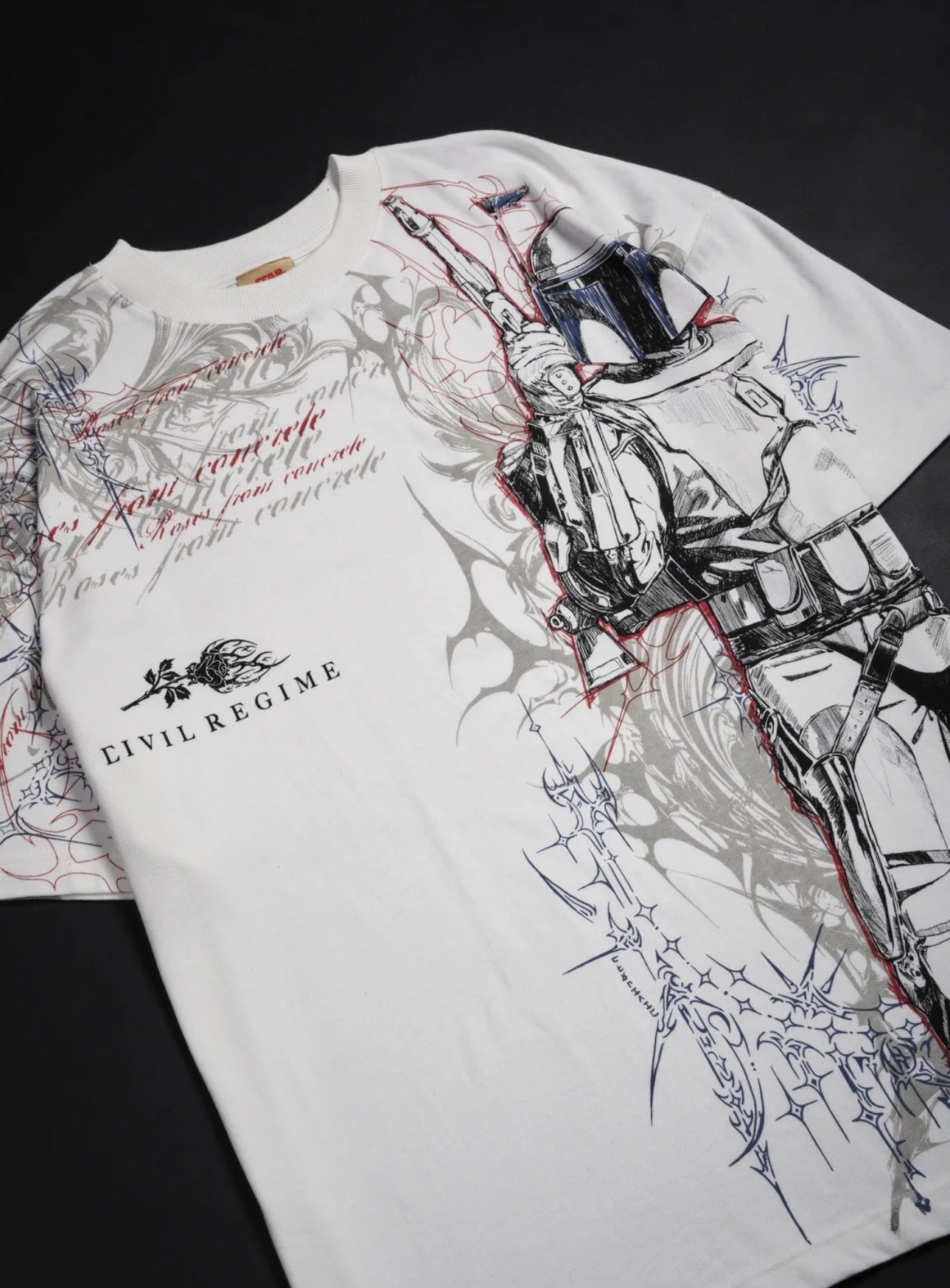 THE MARKSMAN AMERICAN CLASSIC OVERSIZED TEE IN BUTTER