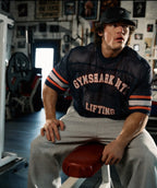 GYMSHARK COLLECTIVE MESH CONTRAST JERSEY (HEAVY BLUE)
