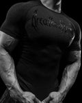 DOOM TECH ARMORED VENOM TEXTURE SHORT SLEEVE COMPRESSION (DARKNESS)