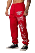 GOLDS GYM IMMORTAL JOGGERS-2143 (RED)