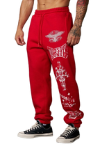 GOLDS GYM IMMORTAL JOGGERS-2143 (RED)
