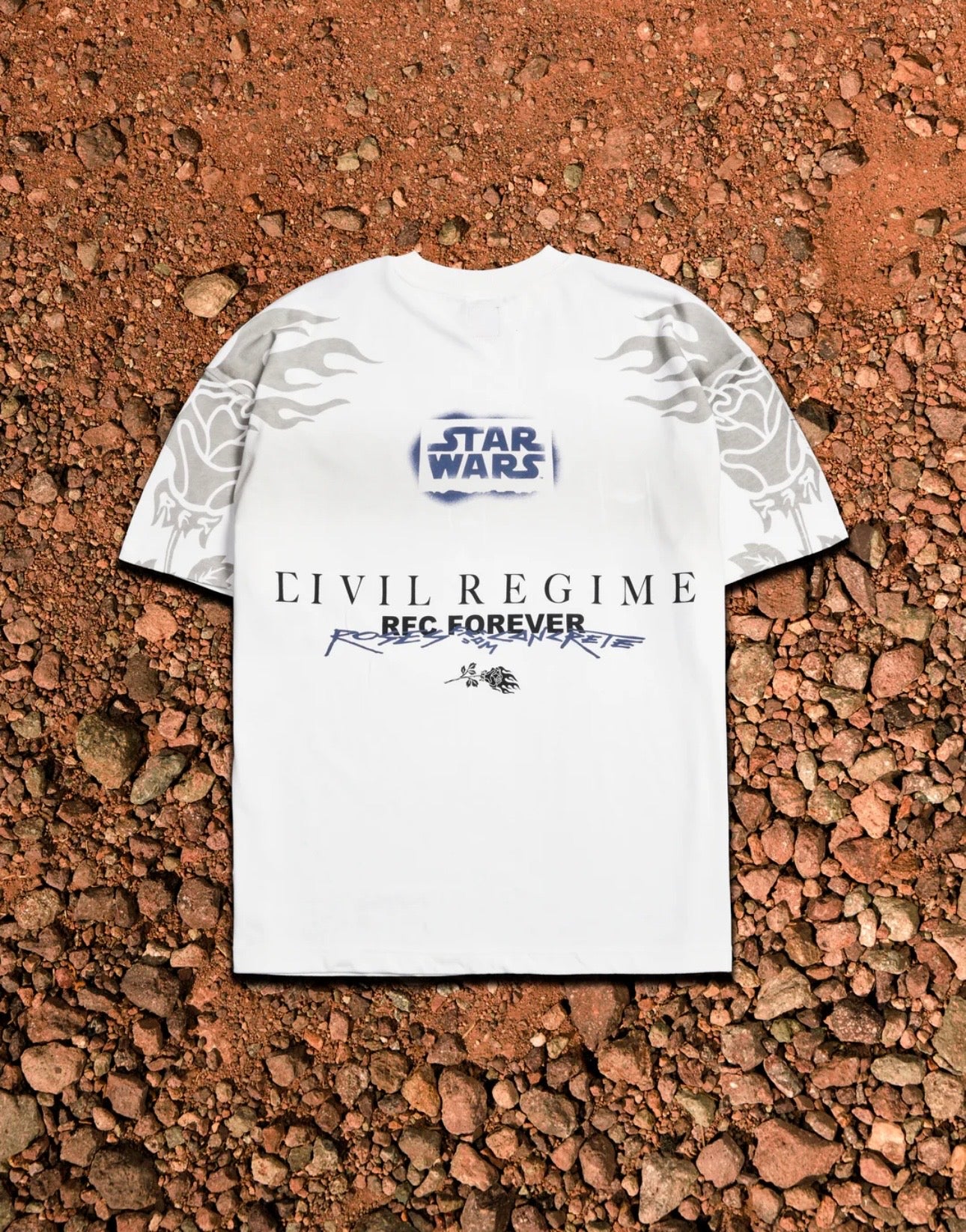 THE MARKSMAN AMERICAN CLASSIC OVERSIZED TEE IN BUTTER