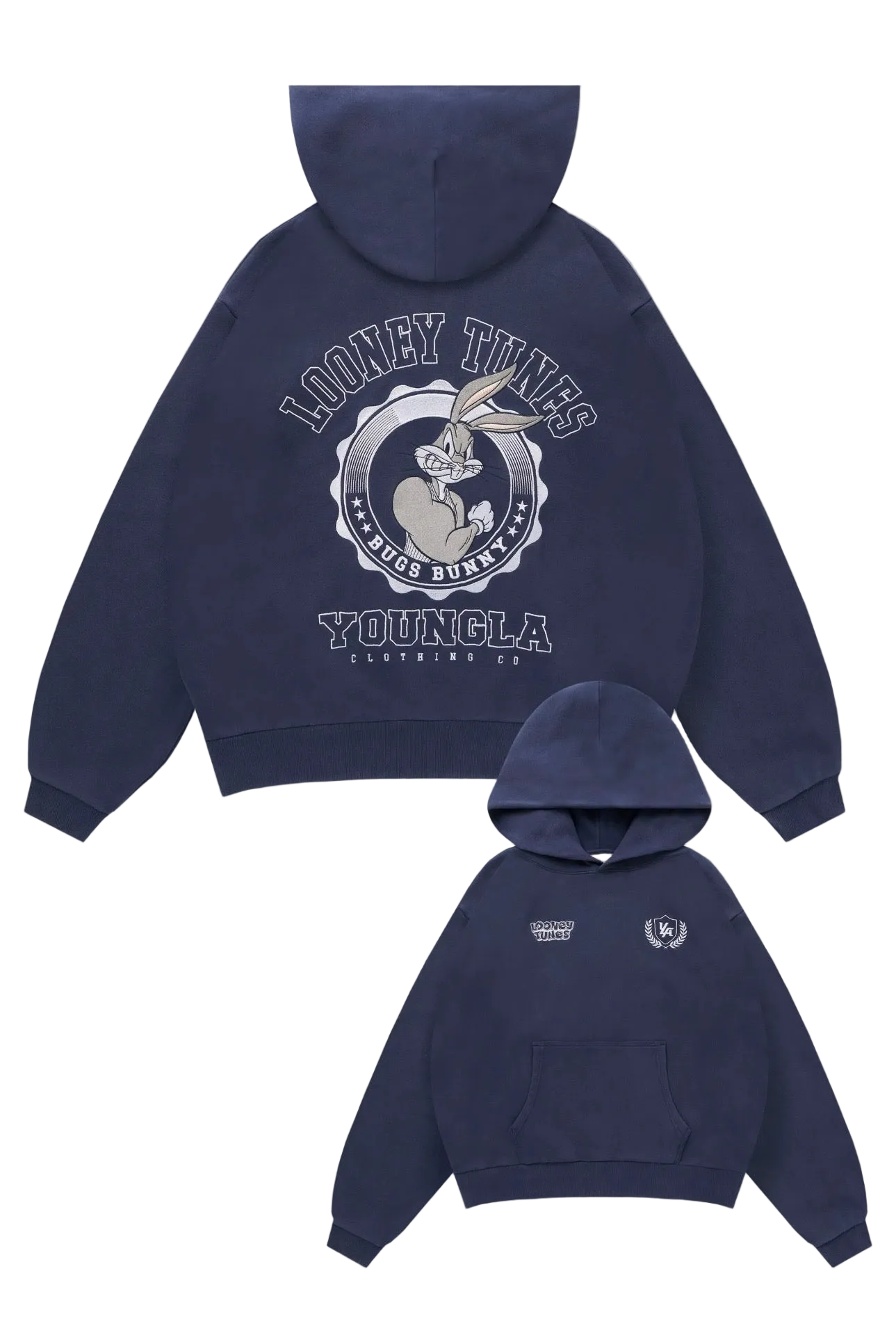 LOONEY TUNES EMBROIDERED HOODIES-5114 (PUMP BUNNY)