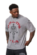 GOLD’S IRON LEGACY ICON TEES-4213 (HEATHER GREY)