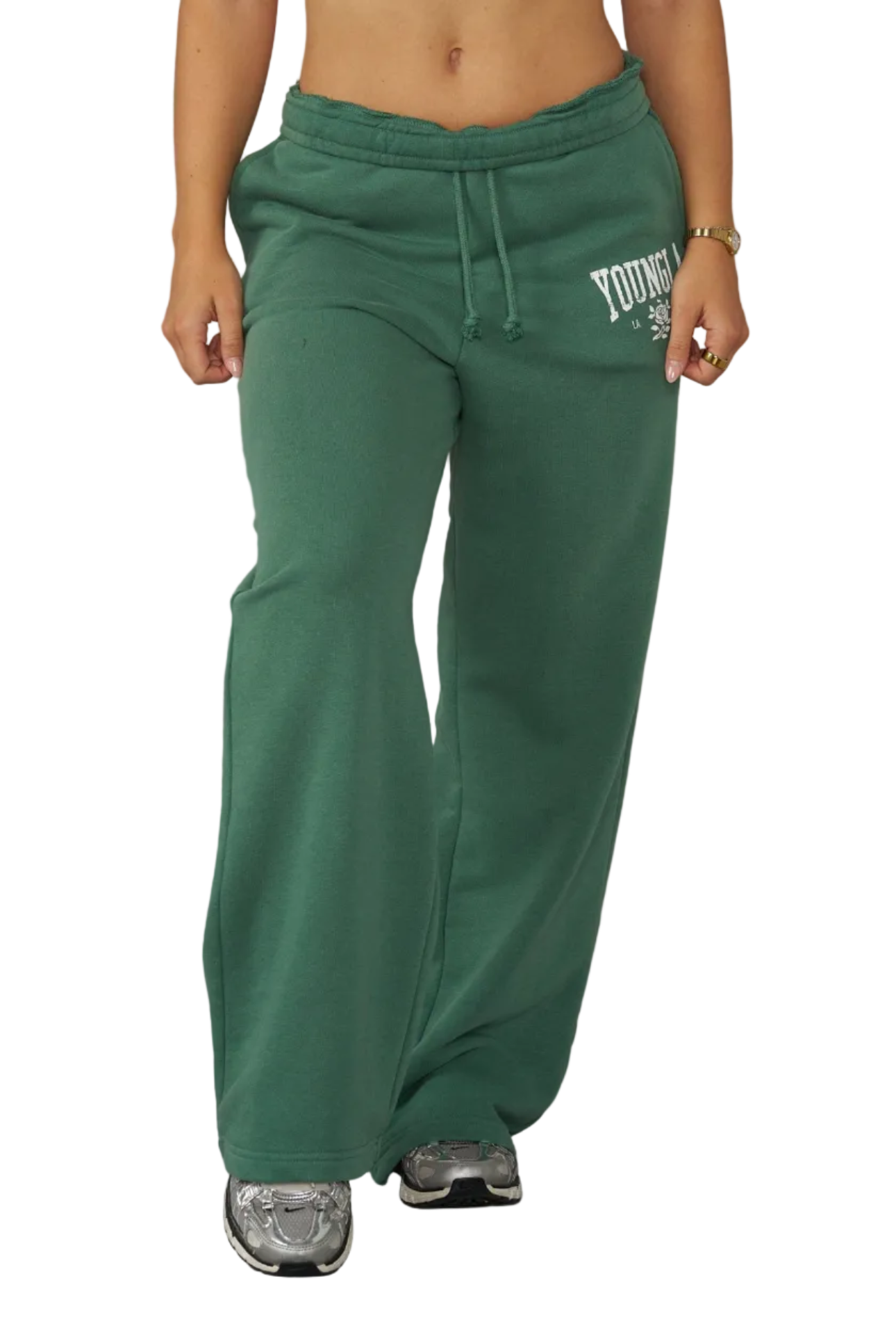 OTG STRAIGHT LEG JOGGERS-W2213 (GREEN)