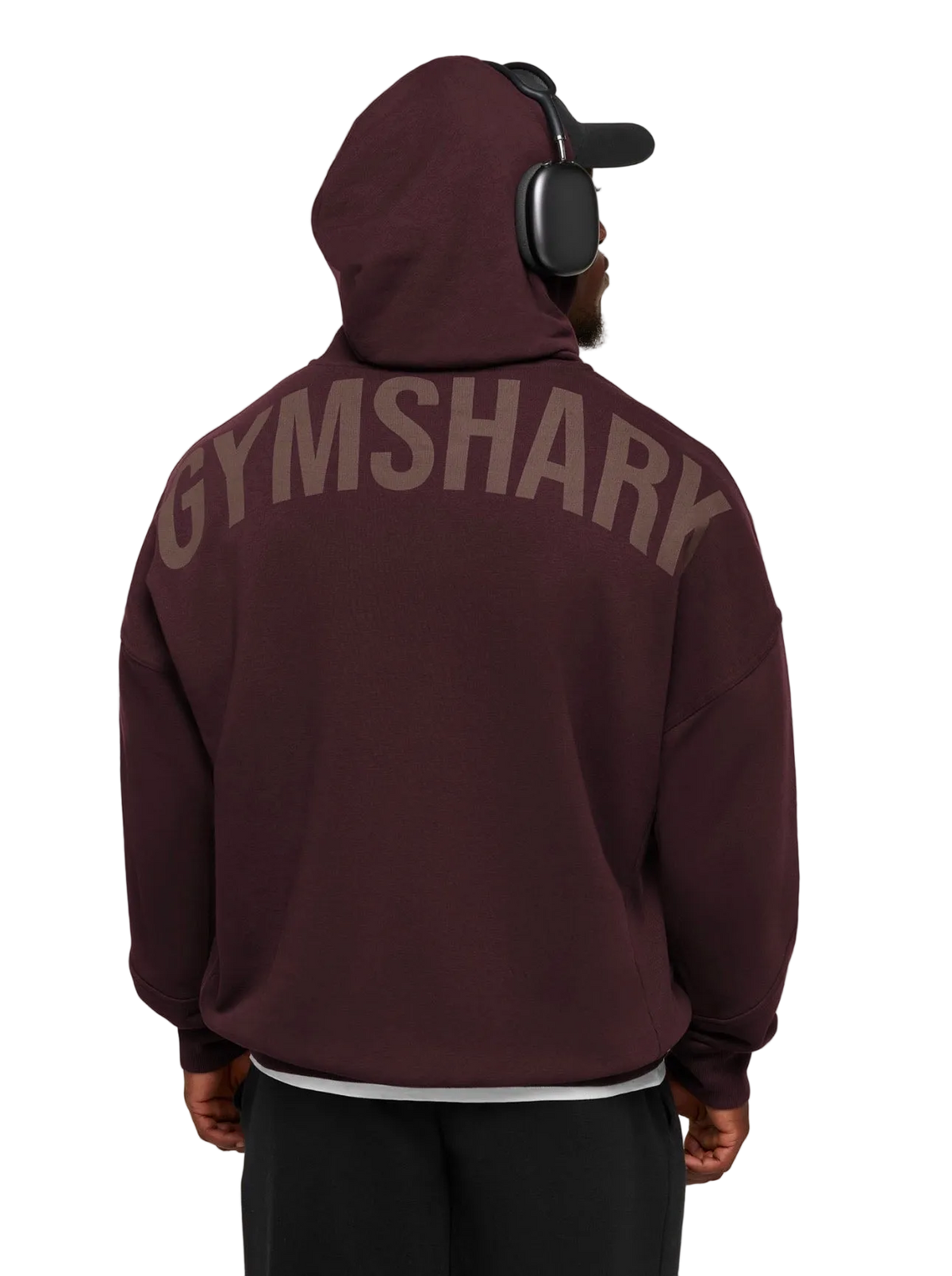 GYMSHARK POWER ZIP UP HOODIE (CHERRY PURPLE)