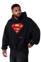 SUPERMAN LEGACY HOODIES-5079 (BLACK)