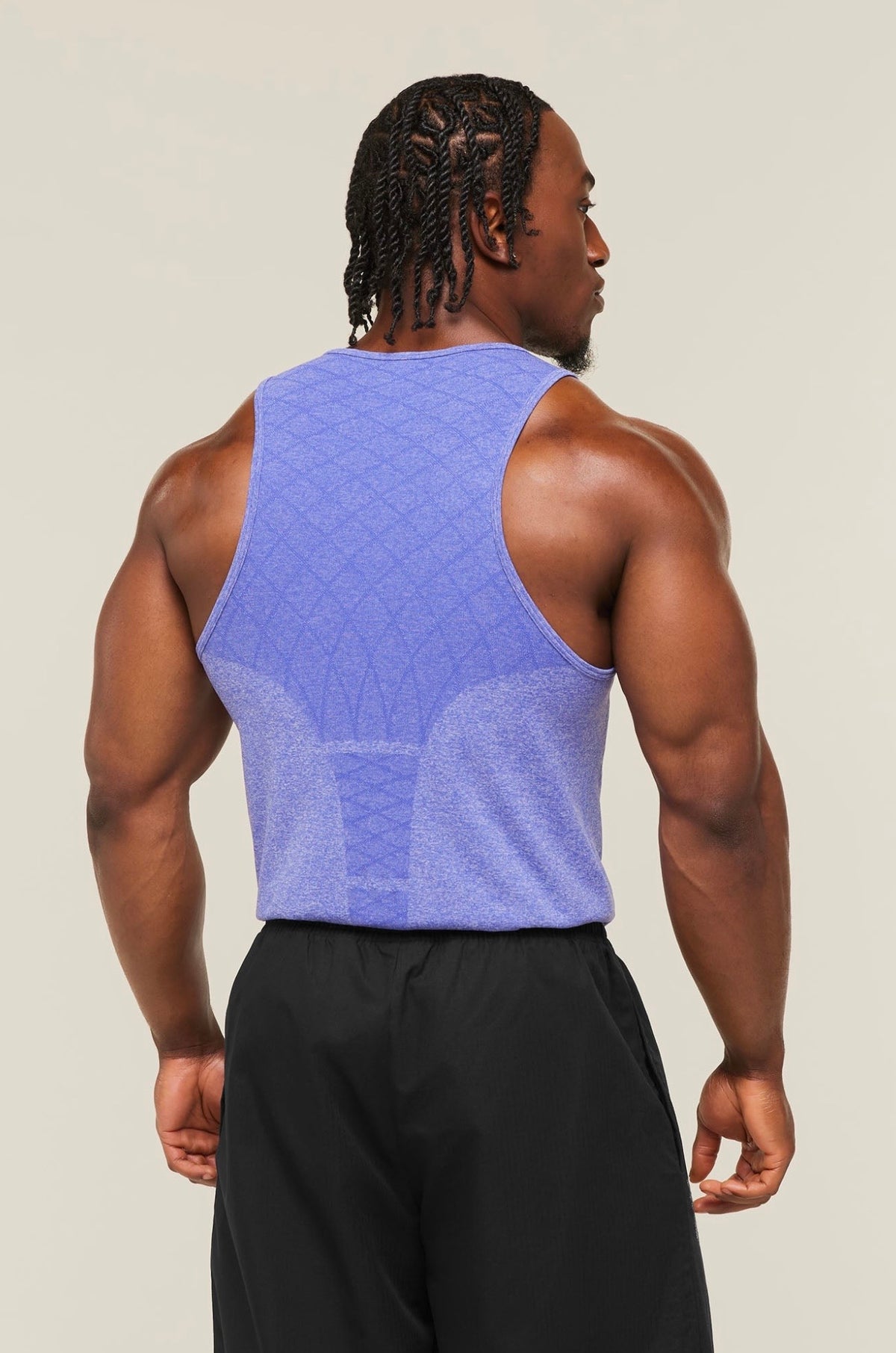 GYMSHARK DEVANT SEAMLESS TANK (AMETHYST)