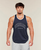 GYMSHARK COLLEGIATE TECH TANK (HEAVY BLUE)