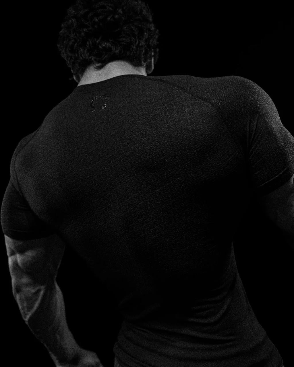 DOOM TECH ARMORED VENOM TEXTURE SHORT SLEEVE COMPRESSION (DARKNESS)