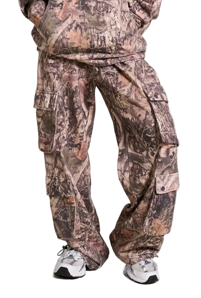 HUNTING SEASON CARGO JOGGERS-W251 (GREEN CAMO)