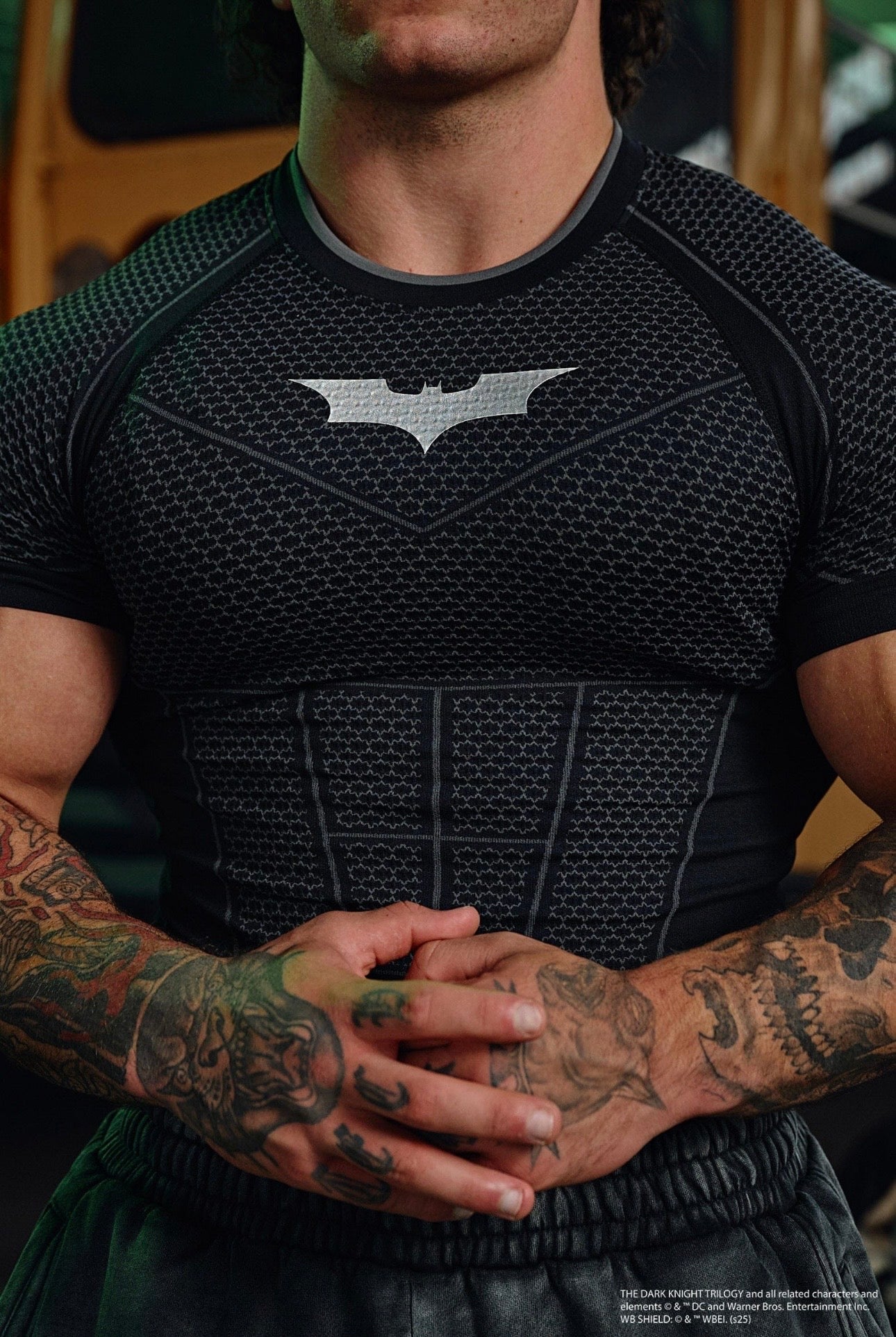 BATMAN COMPRESSION TEE-4259 (BLACK)