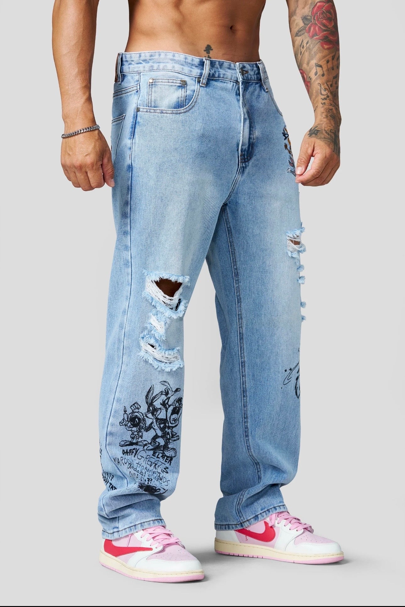 LOONEY TUNES DENIM JEANS-6035 (BLUE)